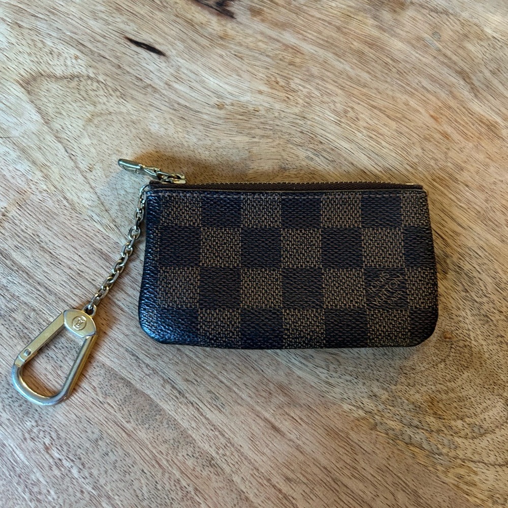 Louis Vuitton Damier Ebene Key Pouch in Brown - Picture 3 of 5